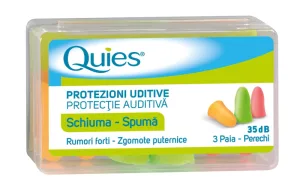 Quies Dopuri de spuma pentru urechi 6 bucati