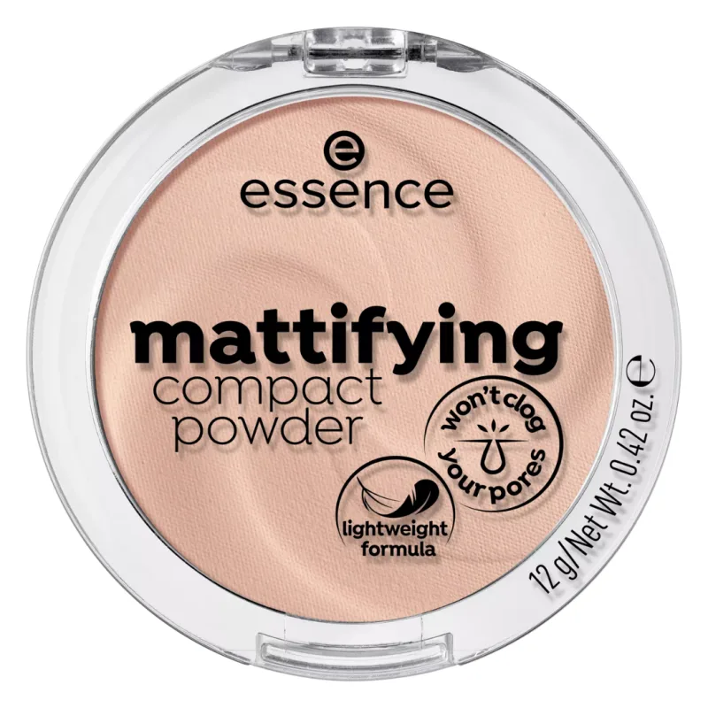 Pudra compacta matifianta Pastel Beige, 12g, Essence — preț și oferte