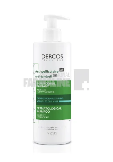 Vichy Dercos Sampon antimatreata par normal/gras 390 ml — preț și oferte