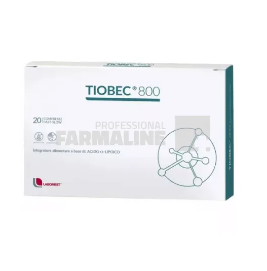 Tiobec 800 mg 20 comprimate Medimow — preț și oferte