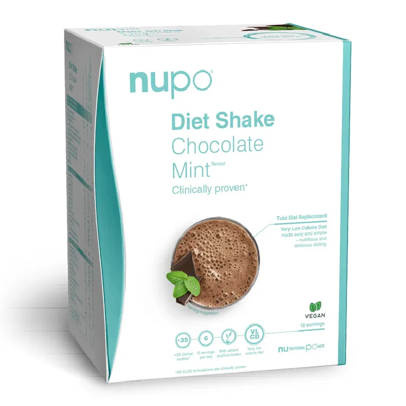 Shake ciocolată cu menta, 12 portii, Dieta Nupo — preț și oferte