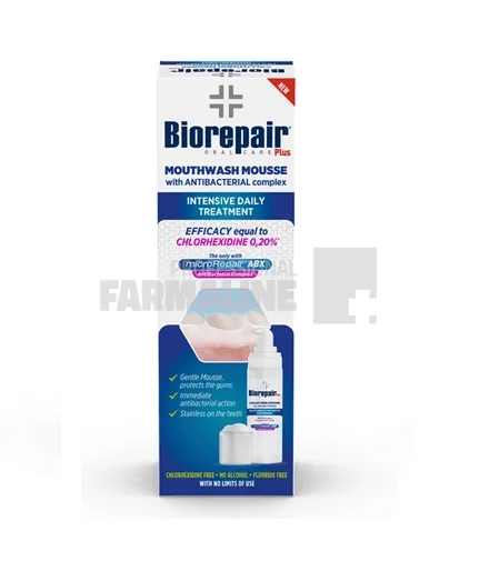 Biorepair Plus Apa - Spuma cu complex antibacterian pentru igiena orala 200 ml — preț și oferte