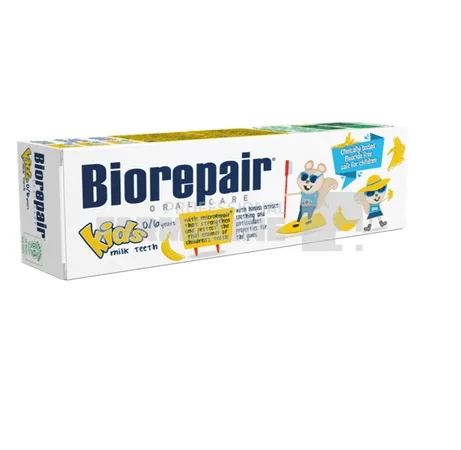 Biorepair Kids Pasta de dinti cu aroma de banane 0-6 ani 50 ml — preț și oferte