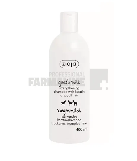Ziaja Goat's Milk Sampon cu keratina 400 ml — preț și oferte