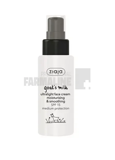 Ziaja Goat's Milk Crema de fata ultra light SPF15 50 ml — preț și oferte