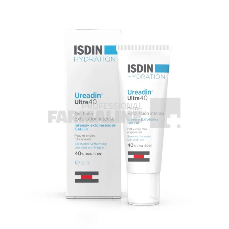 Isdin Ureadin Ultra 40 Gel-ulei exfoliere intensa 30 ml Isdinceutics De — preț și oferte