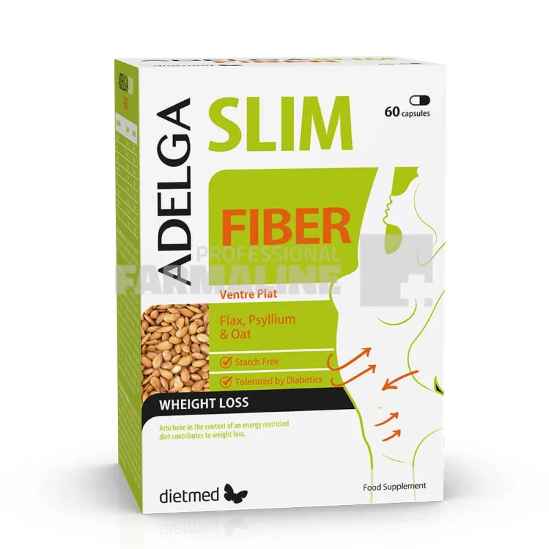 Adelgaslim Fiber 60 capsule Type Nature — preț și oferte