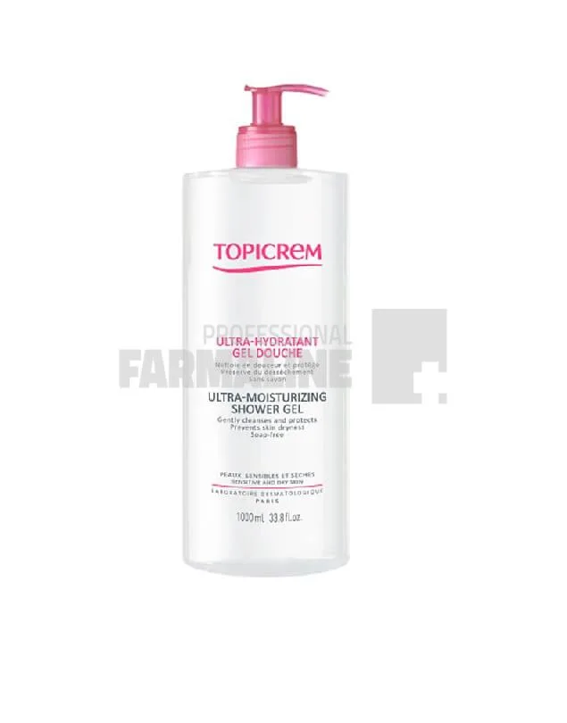 Topicrem Gel dus ultra hidratant  UM 1000 ml — preț și oferte