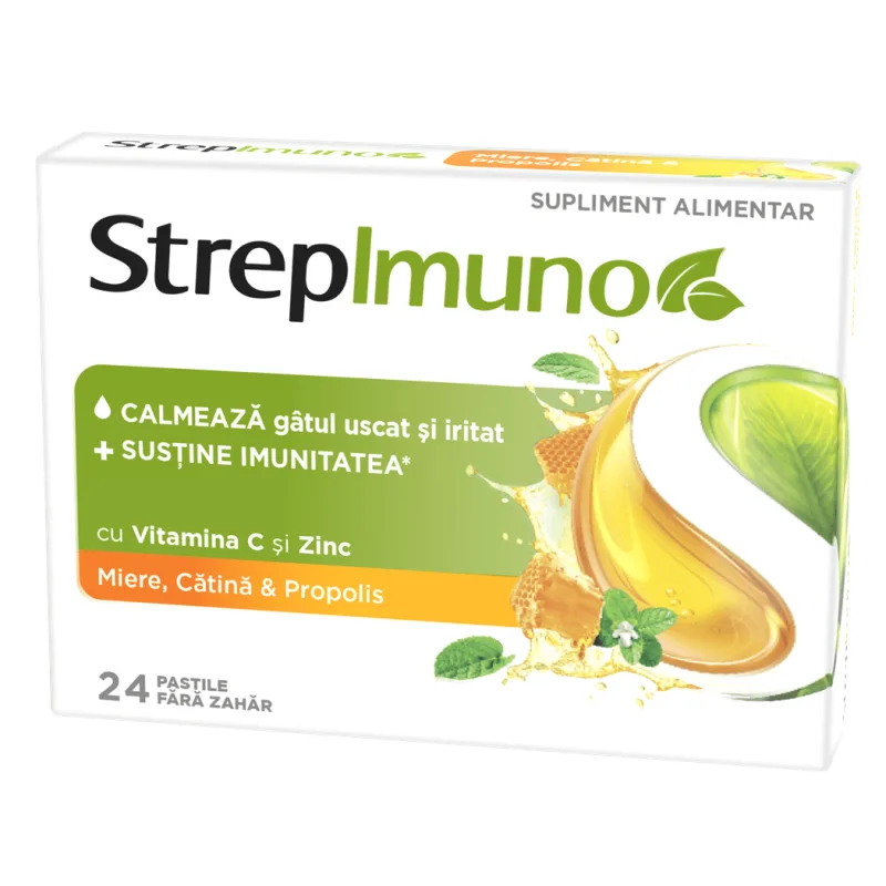 Sterpimuno miere, catina si propolis 24 comprimate de supt Reckitt Benckiser — preț și oferte