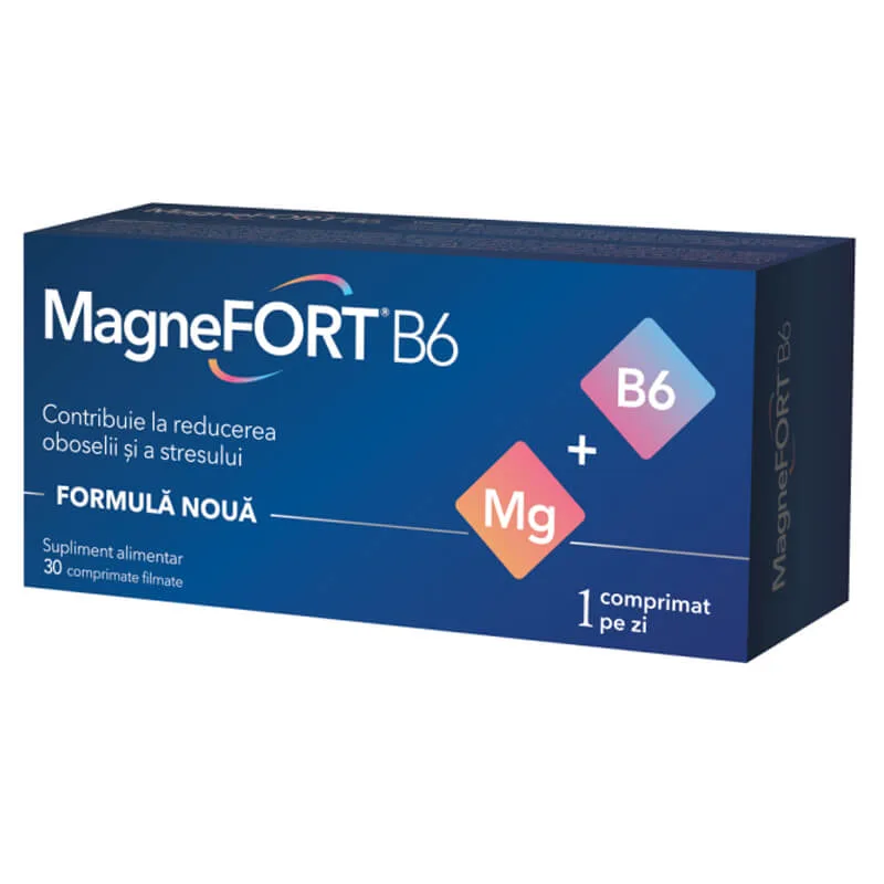 Magnefort B6 30 comprimate filmate BIOFARM — preț și oferte