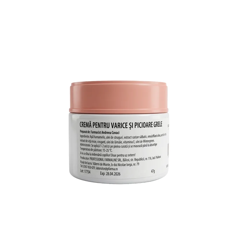 Crema pentru varice si picioare grele 47 g — preț și oferte