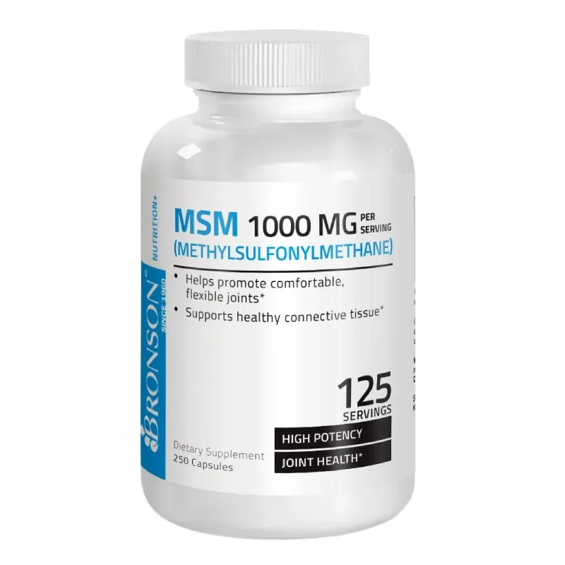 MSM, 1000 mg, 250 capsule, Bronson Laboratories — preț și oferte