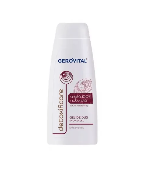 Gerovital Gel de dus argila 100% naturala 400 ml — preț și oferte
