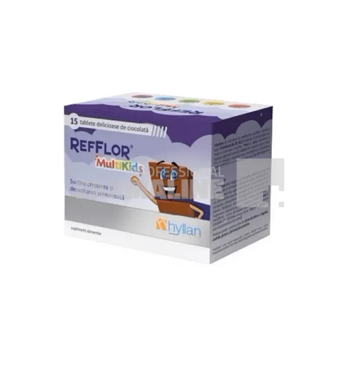Refflor Multikids 15 tablete Hylan Pharma — preț și oferte