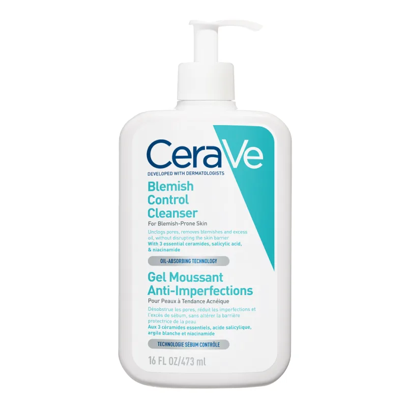 Gel de curatare spumant anti-Imperfectiuni, ten cu tendinta acneica, 473 ml, CeraVe — preț și oferte