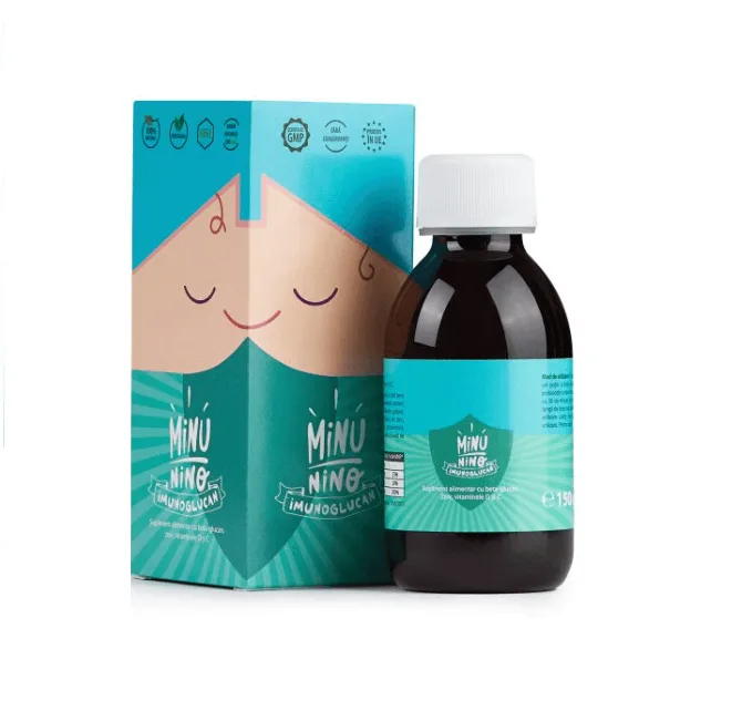Minunino Imunoglucan Sirop 150 ml — preț și oferte